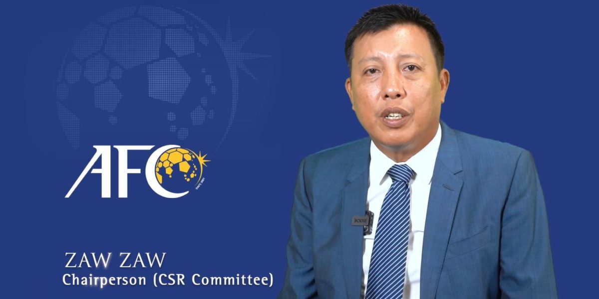 အာရှဘောလုံးအဖွဲ့ချုပ် Online CSR Ambassador Course သင်တန်းဖွင့်ပွဲတွင် ဦးဇော်ဇော် အဖွင့်မိန့်ခွန်း ပြောကြား